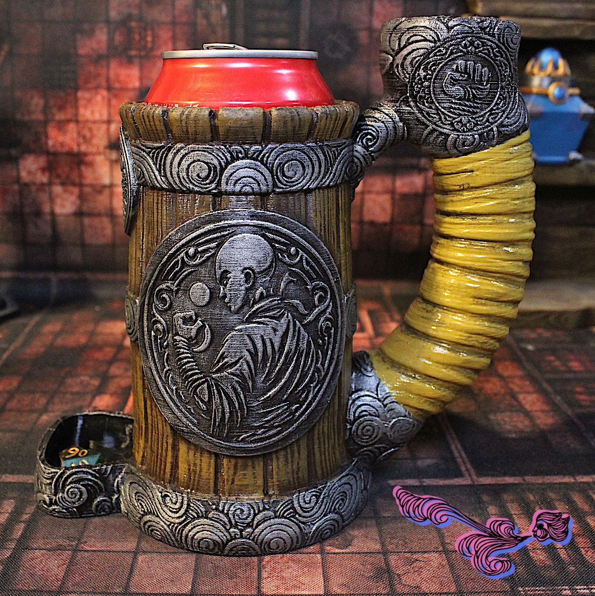 Portalatas torre de dados: Monje (Modelo 2) 1