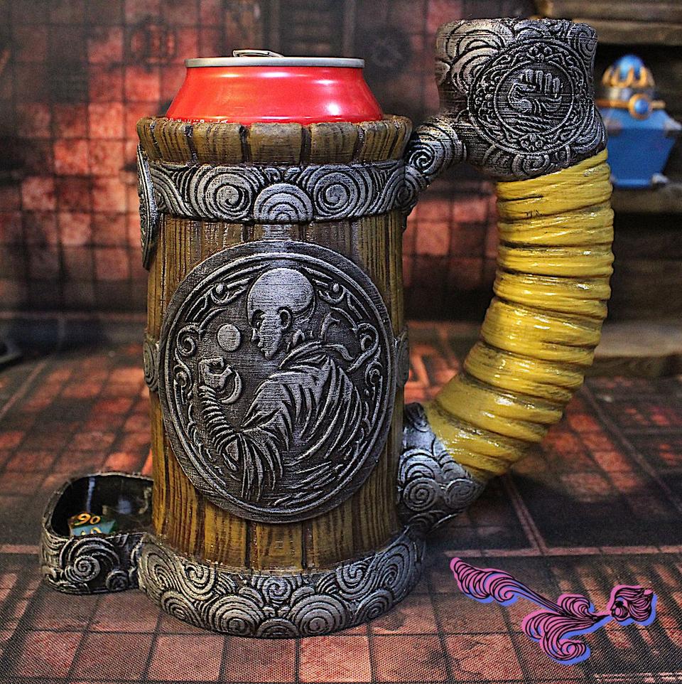 Portalatas torre de dados: Monje (Modelo 2) 1